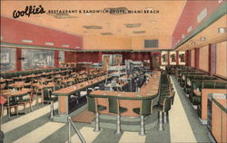 Wolfie's Restaurant & Sandwich Shops Postcard