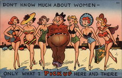 Don't Know Much About Women - Only What I Pick Up Here and There Postcard
