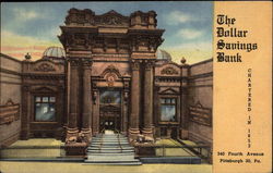 The Dollar Savings Bank, 340 Fourth Avenue Postcard