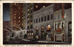 Harvey's Famous Restaurant Postcard