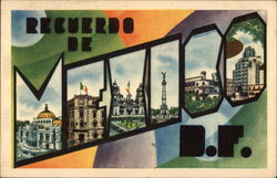 Greetings Mexico City, Mexico Postcard Postcard