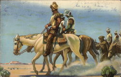 Coronado Starts For Quivira Postcard