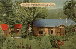 Champion Motor Court Postcard