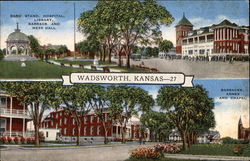 Wadsworth, Kansas Postcard Postcard