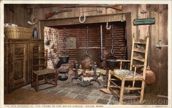 The Old Kitchen in The House of the Seven Gables Salem Massachusetts