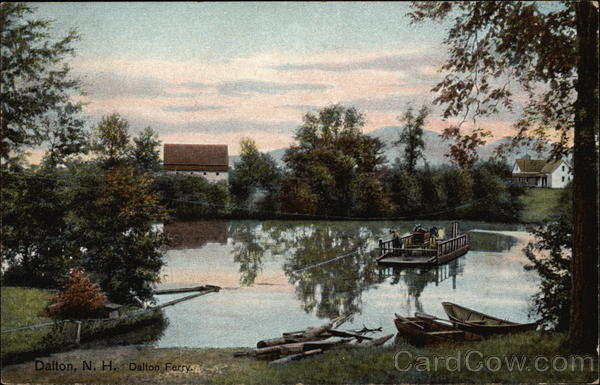 View of Ferry Dalton New Hampshire