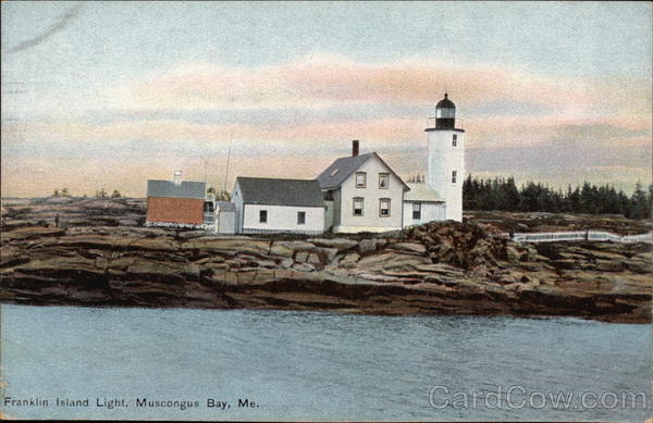 Franklin Island Light Muscongus Bay Maine