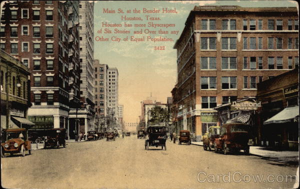 Bender Hotel - Main St Houston Texas
