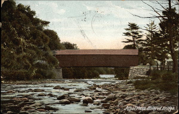 Covered Bridge Athol Massachusetts
