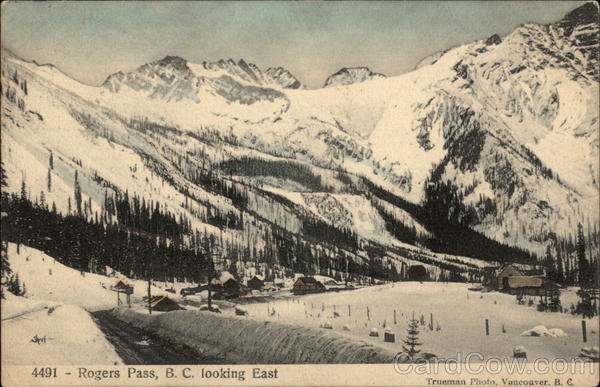 Rogers Pass, looking East BC Canada British Columbia