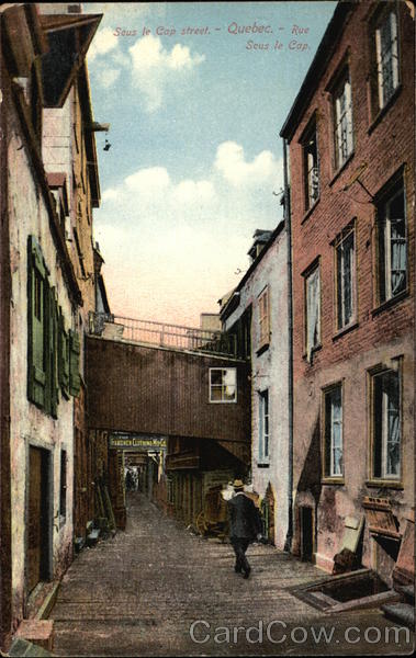Sous le Cap Street Quebec Canada Misc. Canada