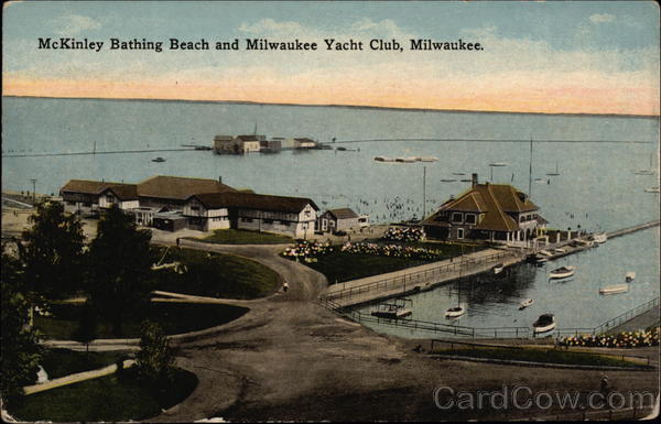 McKinley Bathing Beach & Milwaukee Yacht Club Wisconsin