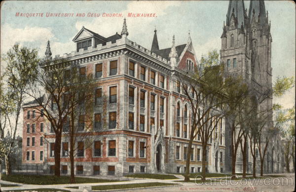 Marquette University and Gesu Church Milwaukee Wisconsin