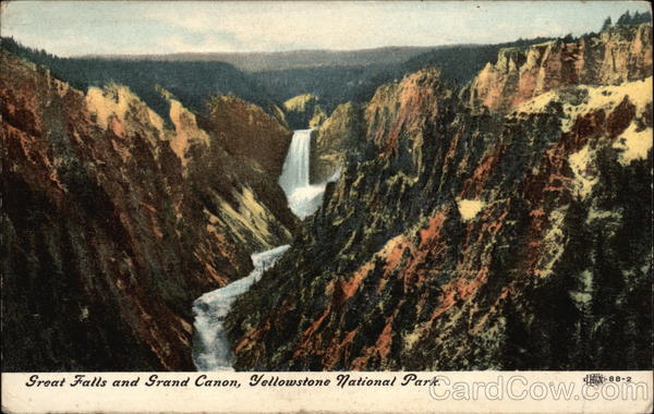 Great Falls and Grand Canyon, Yellowstone National Park