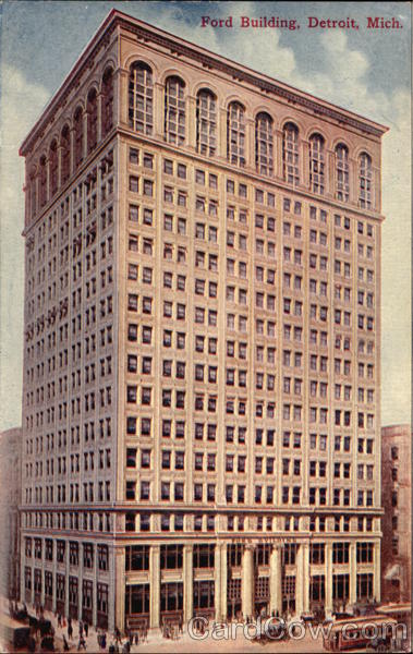 View of Ford Building Detroit Michigan
