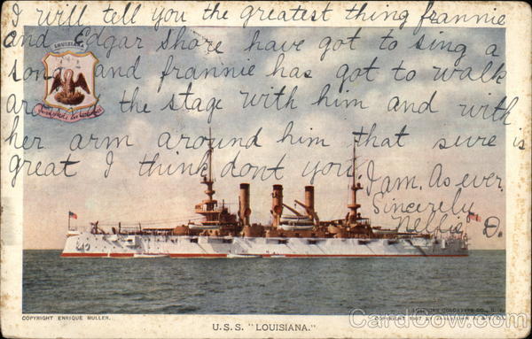 U.S.S. Louisiana Navy