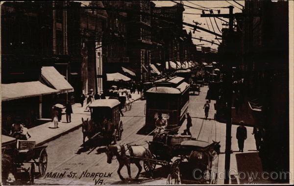 Main Street View Norfolk Virginia