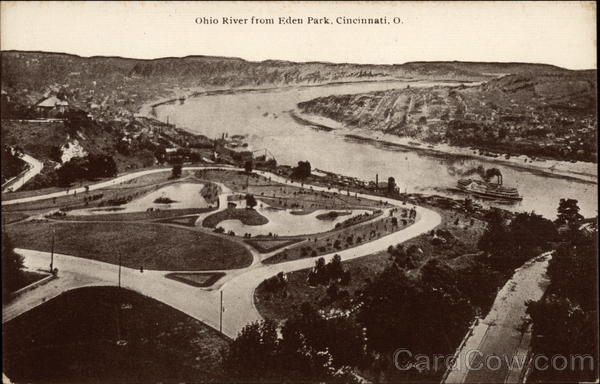 Ohio River from Eden Park Cincinnati