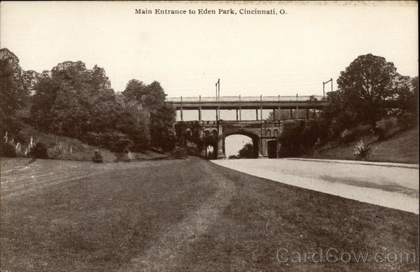 Main Entrance to Eden Park Cincinnati Ohio