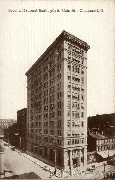 Second National Bank, 9th & Main Street Cincinnati Ohio