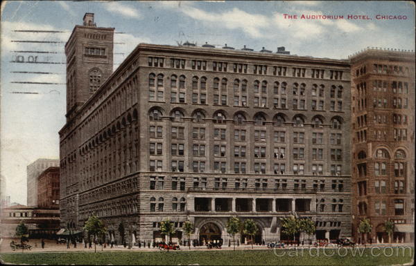 The Auditorium Hotel Chicago Illinois