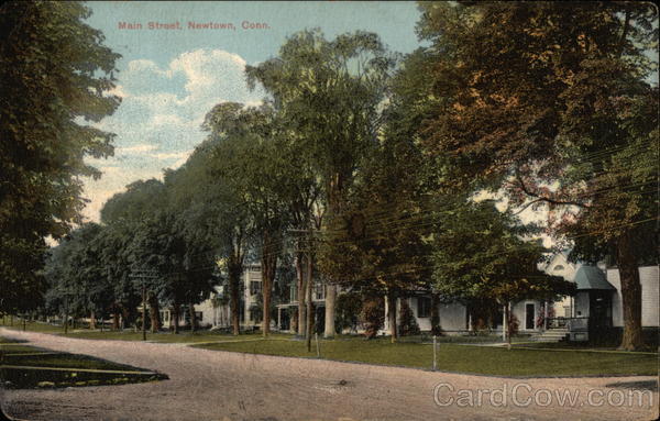 Main Street View Newtown Connecticut