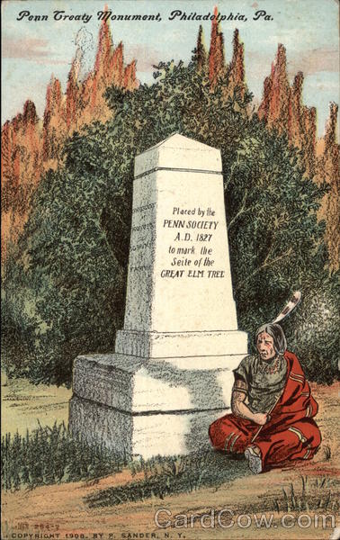 Penn Treaty Monument Philadelphia Pennsylvania