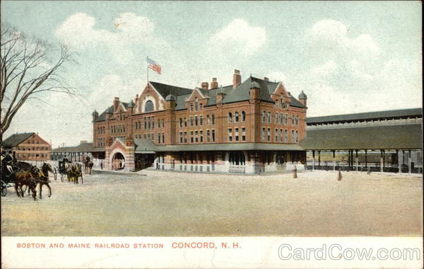 Boston and Maine Railroad Station Concord New Hampshire