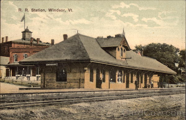 R. R. Station Windsor Vermont