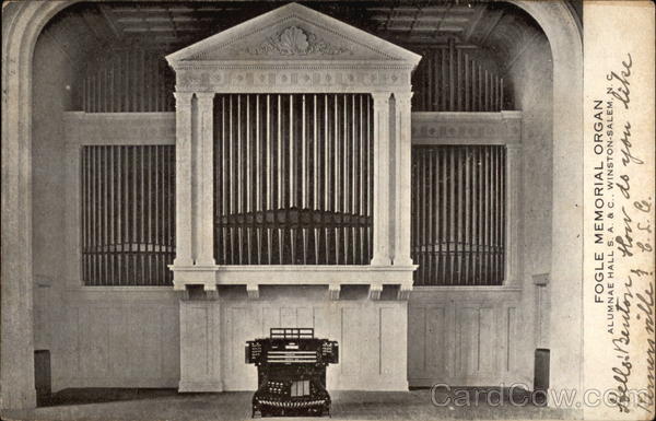 Alumnae Hall S.A. & C. - Fogle Memorial Organ Winston-Salem North Carolina