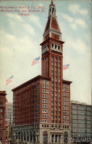 Montgomery Ward & Co., Building, Michigan Avenue & Madison Street Chicago Illinois