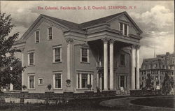 The Colonial Residence of Dr. S. E. Churchill Postcard