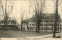 Hotel Carasaljo Lakewood, NJ Postcard Postcard