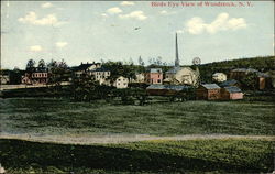 Bird's Eye View of Woodstock, N.Y Postcard