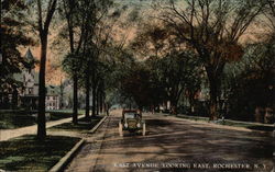 East Avenue Looking East Postcard