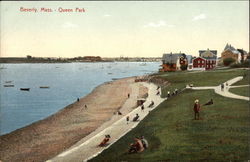 Queen Park Beverly, MA Postcard Postcard