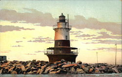 Sparry Light & Breakwater Postcard