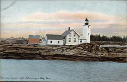 Franklin Island Light Postcard