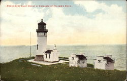 North Head Lighthouse at Entrance of columbia River Portland, OR Postcard Postcard