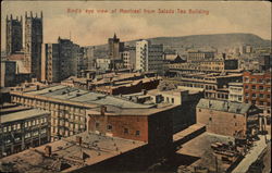 Bird's Eye View from Salada Tea Building Postcard