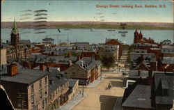 George Street, Looking East Halifax, NS Canada Nova Scotia Postcard 