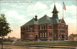 High School Biddeford, ME Postcard Postcard