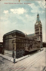 Pabst Theater and City Hall Postcard