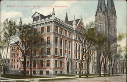 Marquette University and Gesu Church Postcard