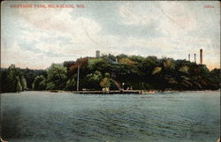 Looking Across to Riverside Park Postcard