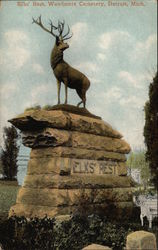 Elks' Rest, Woodmere Cemetery Postcard