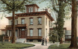 Major Sutherlin's Residence Danville, VA Postcard Postcard