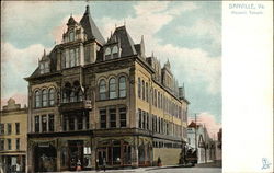 Masonic Temple Danville, VA Postcard Postcard