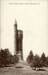 Water Tower, Eden Park Postcard