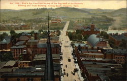 View from Top of Flagstaff of the Knoxville Banking and Trust Building Postcard